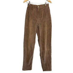 Vintage 90s Brown Corduroy Trouser Pants Size